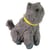 Peluche chat interactif  miaule et bouge la tête et la queue