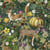 Lot de 4 serviettes en papier découpage collage 33 cm SCENE D AUTOMNE A 790