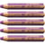 Lot 5 crayons de couleur STABILO Woody 3 en 1 - Lilas - Extra large