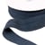 Elastique 2 bandes en relief 45mm bleu marine au mètre