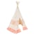 Tente Tipi avec tapis rose Forget-me-not