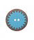 Bouton graphique 2 trous 23 à 28mm - Prym 28 Bleu ciel