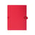 Chemise dos extensible papier - 24x32cm - Rouge - x 10 - Exacompta