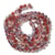Fil de 105 Perles ronde en verre craquelé cristal 8 mm BLEU ROSE