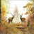 Lot de 4 serviettes en papier découpage collage 33 cm AUTOMNE CERD FORET A 103