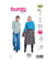 Patron Burda 5680 - Pull et t-shirt taille n°FR 36-48
