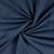 Tissu Suédine Melody  aspect peau de pêche envers satiné uni Bleu marine