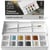 Coffret - Peinture aquarelle - 8 couleurs métalliques - Winsor et Newton - Cotman