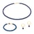 Collier, bracelet et boucles d'oreilles Serena en pierres Lapis-lazuli - Sloya