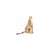 Hansa peluche Geante Guepard Assis 110 cm H et 75 cm L - Hansa Peluches Géantes - Beige
