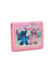 Portefeuille Mybagstory - Bleu,Rose - Stitch - 3 compartiments