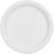 6 Assiettes Blanc Ø23 cm - En carton