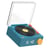 Mobility on Board - Enceinte & réveil VS-80 - Bleu