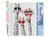 Peinture par Numéro Figured'Art Famille Girafes Pop art - Activité Manuelle Kit de Loisir Créatif DIY Numéro d'Art Complet - 40x50cm sans châssis en bois