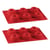 Lot de 2 moules à kougelhofs 6 empreintes 30 x 18 cm Dr.Oetker Flexxibel Love
