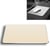 Tapis De Souris Double Face Antidérapant En Alliage D'Aluminium Argenté Or YONIS
