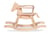 Cheval à bascule en bois Nature - Pinolino - Beige