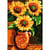 Princesse - Canevas antique Les tournesols 32x50 cm