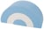 Arc-en-ciel mini - lot de 3 gros blocs blanc, bleu clair - Velinda