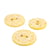 Bouton rond coquilles d'œufs 2 trous jaune maïs