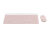 Ensemble clavier et souris - Logitech MK470 Slim Combo - Rose - AZERTY Français