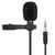 Microphone Lavalier Condensateur Léger 360° Pour PC Et Téléphone Noir YONIS