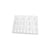 Palette en plastique - Rectangulaire - 12 compartiments - Toutes peintures