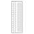 Transfert thermocollant velours Ruban 1 blanc 10x30cm