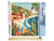 Peinture par Numéro Figured'Art - Surf côtier - Kit de Loisir Créatif DIY Numéro d'Art Complet - 40x50cm toile roulée + châssis en bois à monter