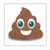 Kit sticker broderie diamant 9x9cm Emoticône crotte