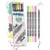 Feutres - Calligraphie - Double pointe - 2mm et pinceau - 5 couleurs pastel - Online