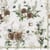 Lot de 4 serviettes en papier découpage collage 33 cm NATURE RUSTIQUE