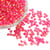 200 PERLES TOUPIES bicone a facettes Rose foncé avec reflets AB 6 mm Acrylique - creation bijoux