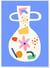 Affiche Le vase de couleurs | A3 : 29,7x42cm