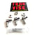 Ecrou de verouillage Tone Vise Chrome pour Floyd Rose (Keyless Nut Locks™)