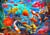 Puzzle 500 pièces - Tropical Fish - Bluebird Puzzle