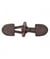 Fermoir Brandebourg 95mm - Prym Gris