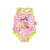 Maillot de bain rose avec petit canard jaune baby born - habit poupee 43 cm - zapf creation (za30)