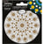 Pochoir - Pour dot painting - Mandala - 10cm - Forme en bois + support - Aladine
