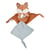 Doudou plat Renard Timo avec mouchoir attache-sucette - 20 cm - Doudou et Compagnie