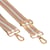 Bandoulière sangle bicolore 40x140cm beige/bronze