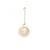 Suspension cercle bonhomme de neige - Graine Creative - Marron