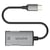 Avizar Adaptateur USB-C vers HDMI femelle Câble Smartphone/Tablette Résolution 4K 8cm Noir