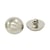 10 BOUTONS de TIGE Acrylique Argenté Demi-rond diamètre 18 mm 1 trou - creation couture Diy