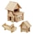 Jeu de construction en bois Maison avec garage 75 pièces  IGROTECO