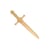 Dague pour enfant 25x9x1 cm bois - Artemio
