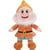 Peluche nain joyeux 38 cm - colletion blanche et les 7 nains - peluche licence disney