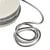 Bobine 25m Cordon carré  4 mm Blanc