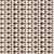 Tissu Bengaline imprimé Motifs marrons sur fond Blanc