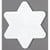 Hama - Plaque BIO pour perles standard (Ø5 mm) Petite étoile